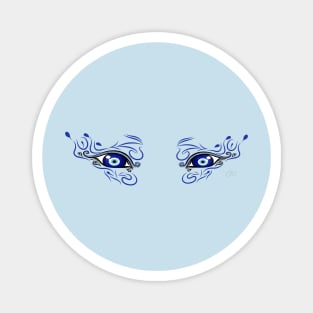 Evil eye, Woman life freedom Magnet